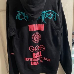 Lady Gaga Chromatica Ball Miami Hoodie Rare Sold Out Medium mayhem